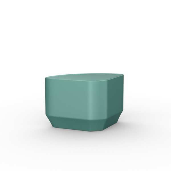 Endurance End Table Aqua, 27 in W, 19 in L, 16 1/2 in H