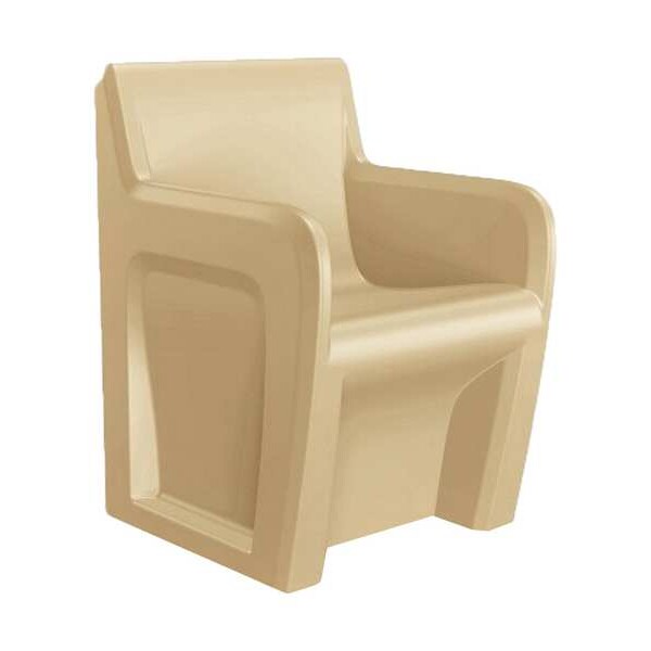Sentinel Arm Chair Floor Mount, Sand