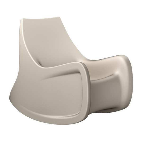 Radial Rocker Arm Chair, Stone Gray