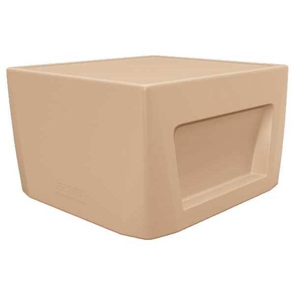 Square Endurance End Table Slate Blue w/Sand Door, 24 in W, 24 in L, 15 in H