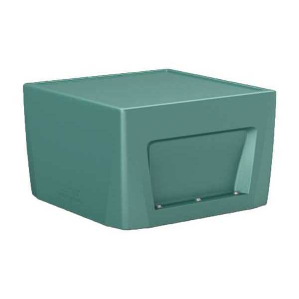 Square Endurance End Table Aqua w/Sand Door, 24 in W, 24 in L, 15 in H