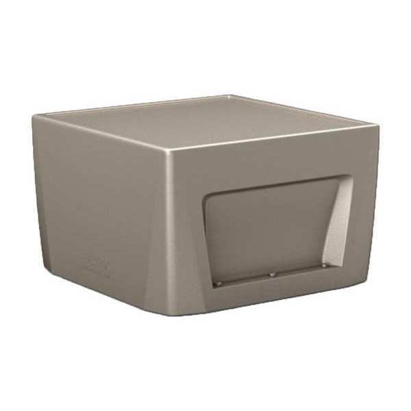 Square Endurance End Table Stone Gray w/Sand Door, 24 in W, 24 in L, 15 in H