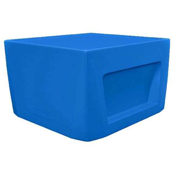 Square Endurance End Table Slate Blue, 24 in W, 24 in L, 15 in H