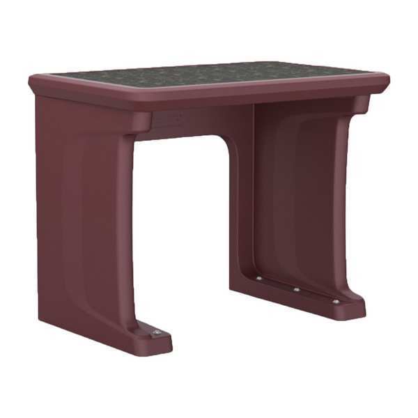 Standing Desk, Laminate Top, Burgundy