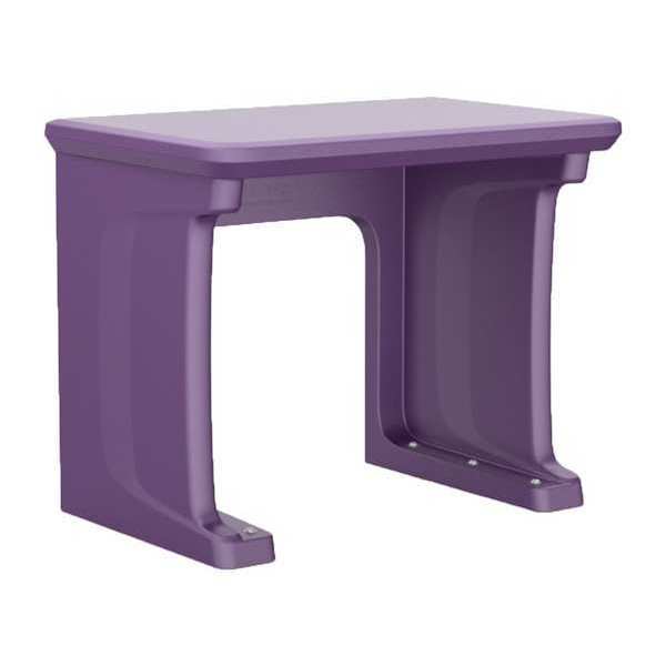 Floor Mount/Standing Desk, Plastic, Indigo
