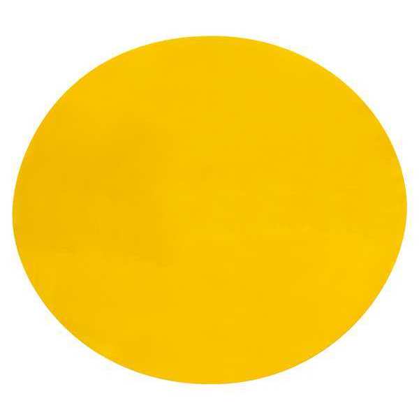 Floor marking, Yellow, 9.5 in, Circle, PK20