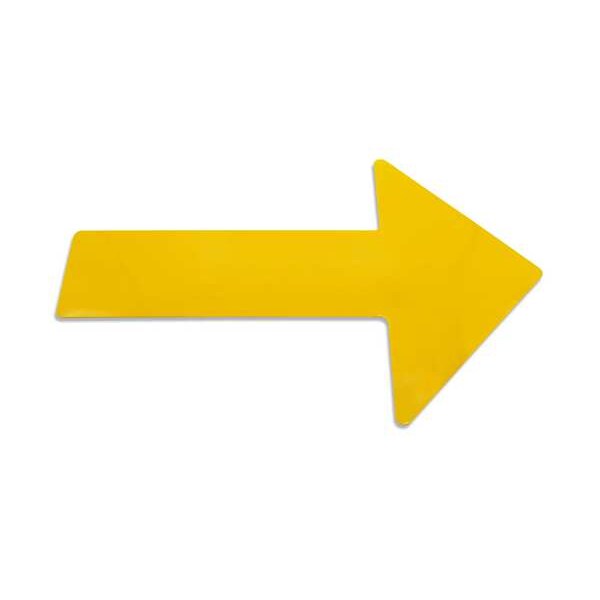 Floor marking, Yellow, 10x15in, Arrow, PK20