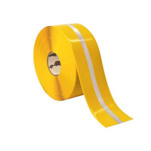 Floor marking, Yellow, 4 inx4 in, Roll