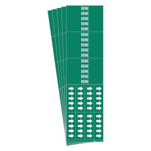 Pipe Marker, Adhesive, 2-1/4
