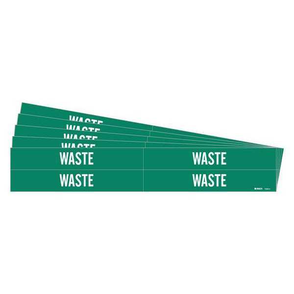 Pipe Marker, Adhesive, 1-1/8