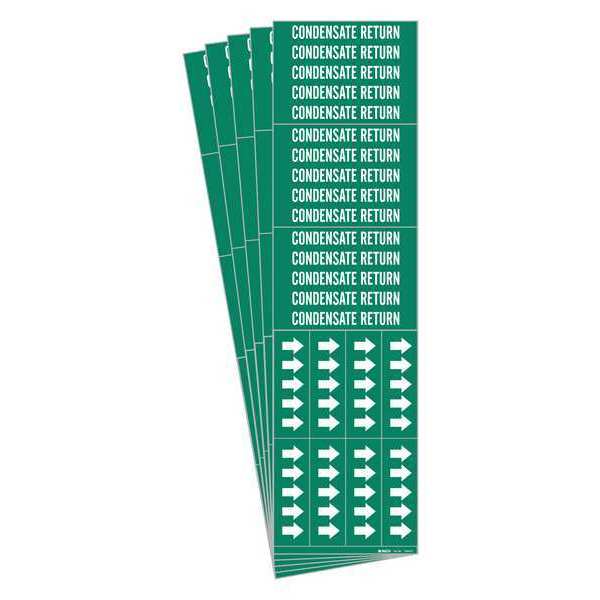 Pipe Marker, Adhesive, 2-1/4