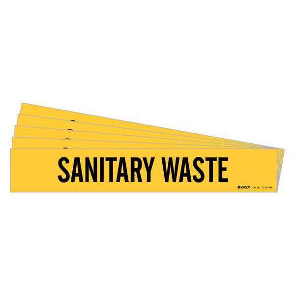 Pipe Marker, Adhesive, 4