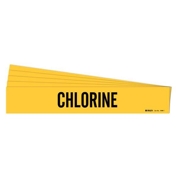 Pipe Marker, Adhesive, 2-1/4