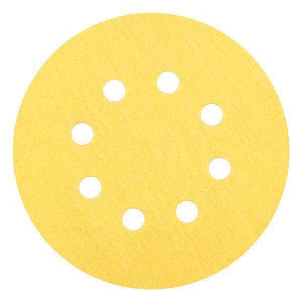 Hook-and-Loop Sanding Disc, 5 in Dia, PK50