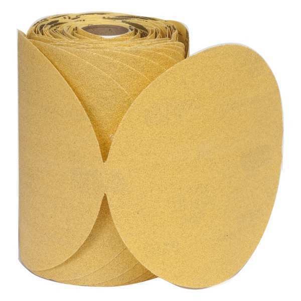 PSA Sanding Disc Roll, 5 in Dia, P120 G