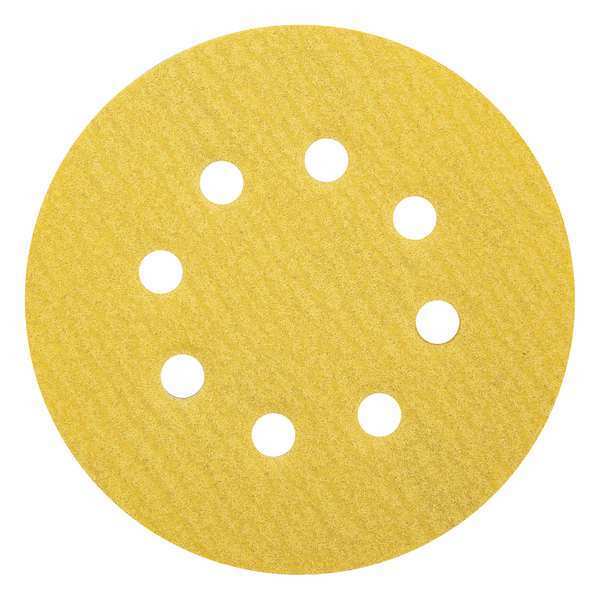 Hook-and-Loop Sanding Disc, 5 in Dia