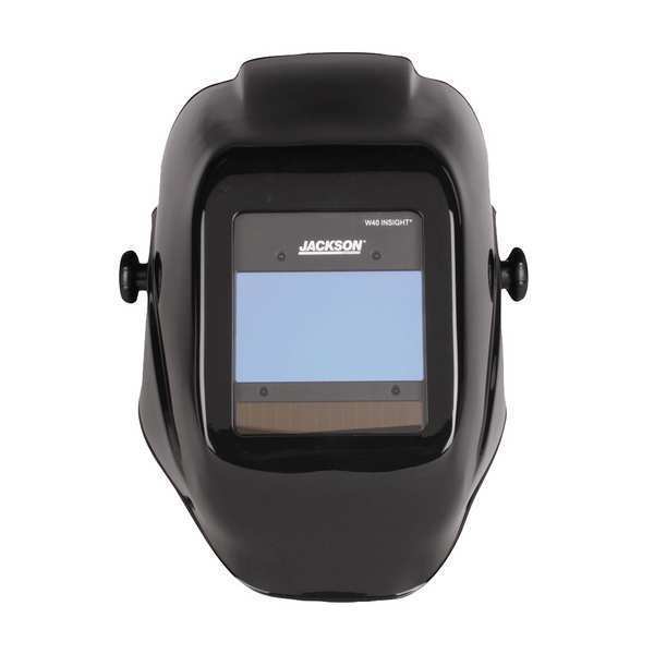 Welding Helmet, Black, Clear Lens