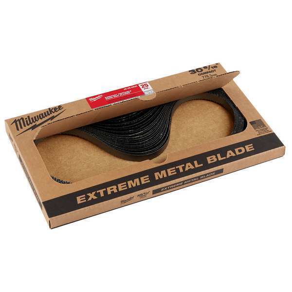 30-9/16 in. 8/10 TPI Extreme Thick Metal Compact Portable Band Saw Blades (25 pk)