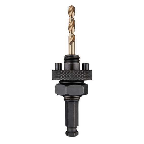 7/16 in. Shank Large Threaded Arbor with Cobalt Pilot Bit for 1-1/4 in. - 6 in. HOLE DOZER with Carbide Teeth Hole Saws