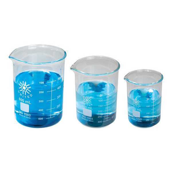 Beaker Set, 250 mL, 400 mL, 600 mL