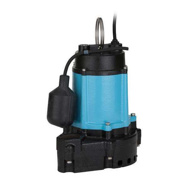 Sump Pump, Cast Iron Body, 1/2 hp