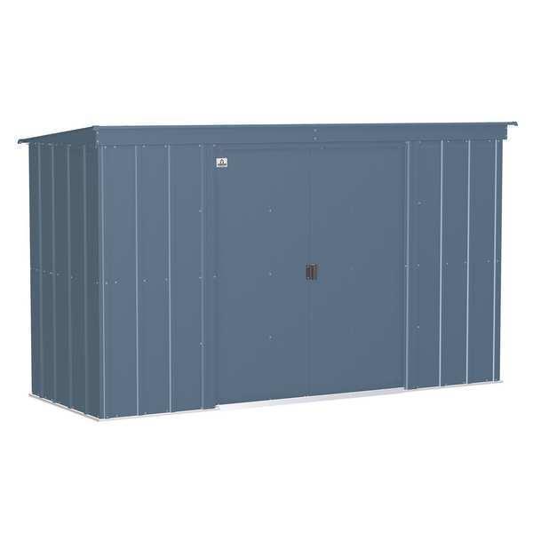 10x4 Steel Storage Classic Steel Storage Shed, Blue Grey