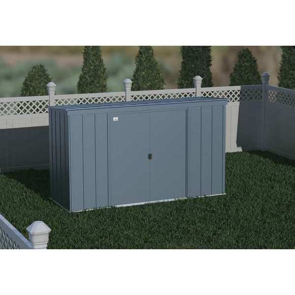 10x4 Steel Storage Classic Steel Storage Shed, Blue Grey
