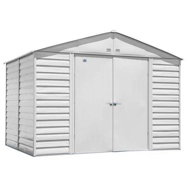 10x8 Select Steel Storage Shed, Flute Grey