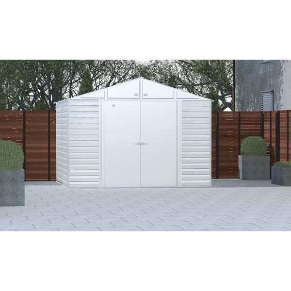 10x8 Select Steel Storage Shed, Flute Grey