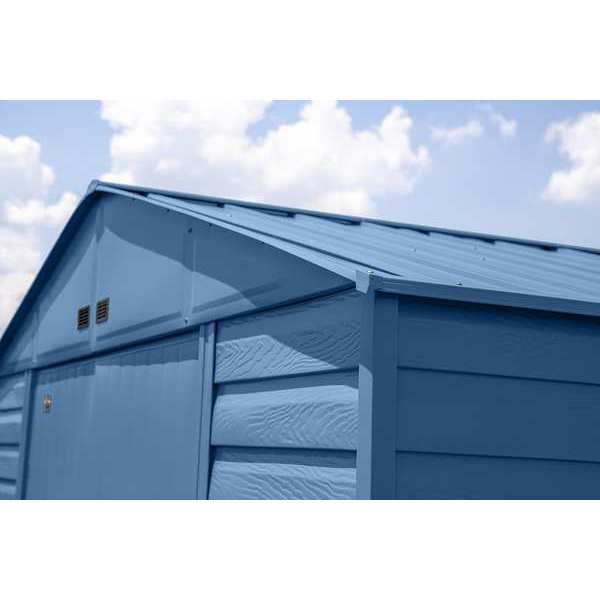 10x8 Select Steel Storage Shed, Blue Grey