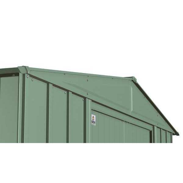6x7 Classic Steel Storage Shed, Sage Green