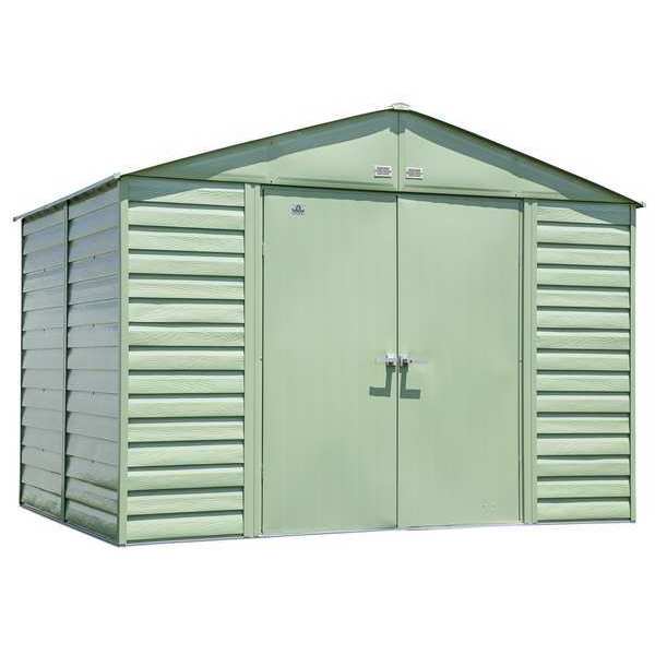 10x8 Select Steel Storage Shed, Sage Green