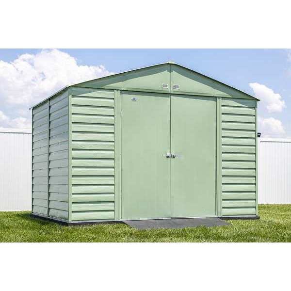 10x8 Select Steel Storage Shed, Sage Green