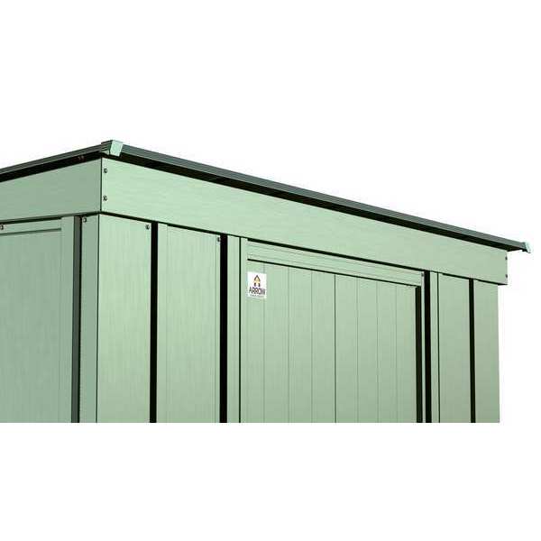 6x4 Classic Steel Storage Shed, Sage Green