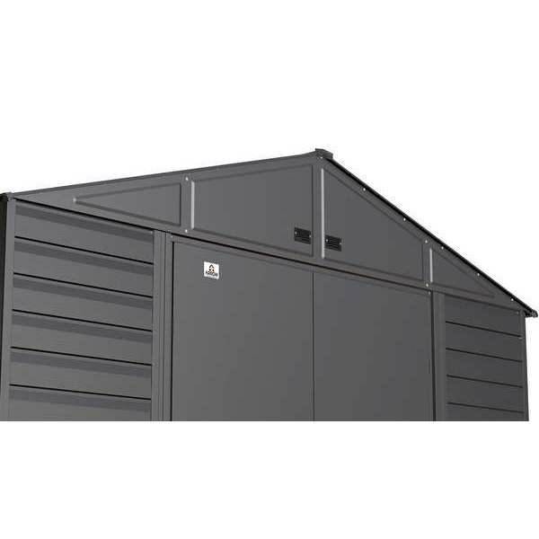 10x12 Select Steel Storage Shed, Charcoal