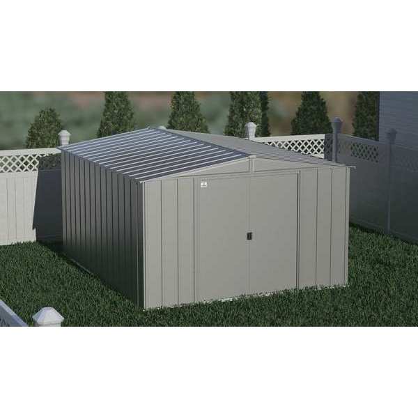 10x12 Classic Steel Storage Shed, Charcoal