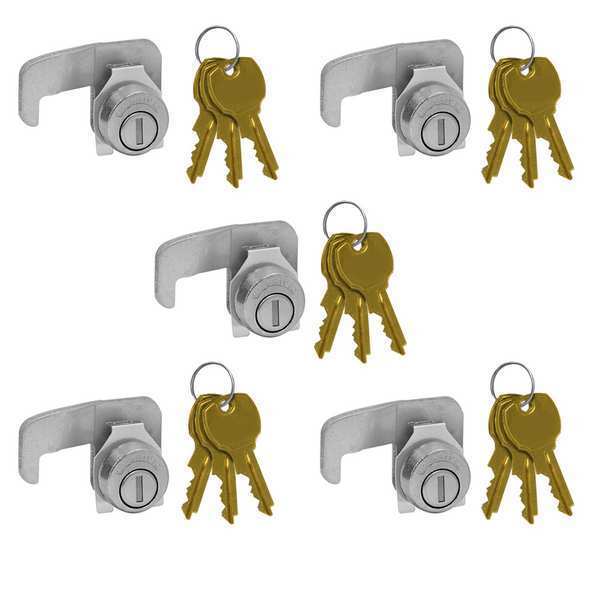 Standard Lock, w/ (15) Keys/(5) Cams