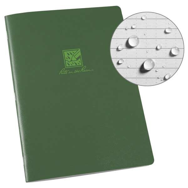 All Weather Notebook, Green, Field Flex