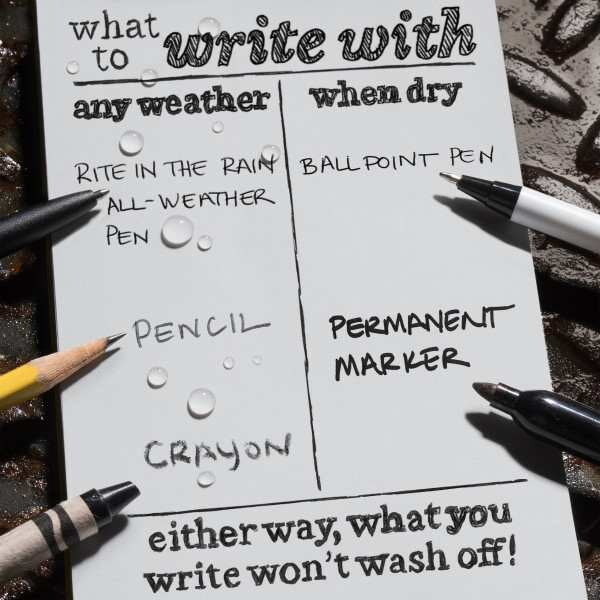 All Weather Notebook, Green, Field Flex