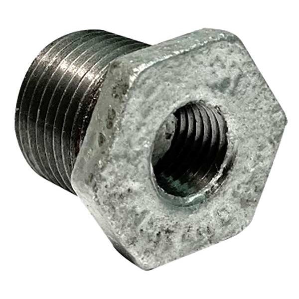 Hex Bushing, 3/4 x 1/8 In, NPT, Galv