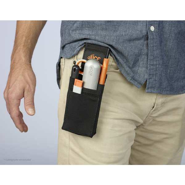 Tool Holster, Belt Clip, Black, 5 Pockets