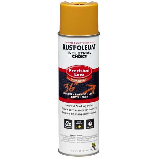 Line Marking Paint, 20 oz, Caution Yellow