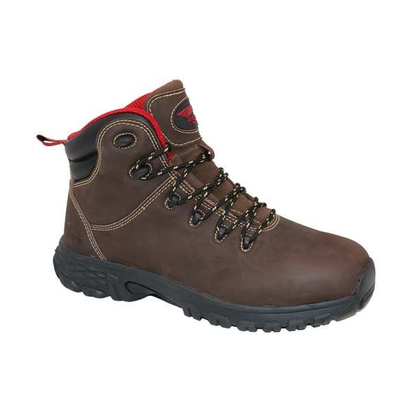 Size 9 Men's 6 in Work Boot Aluminum Work Boot, Brown