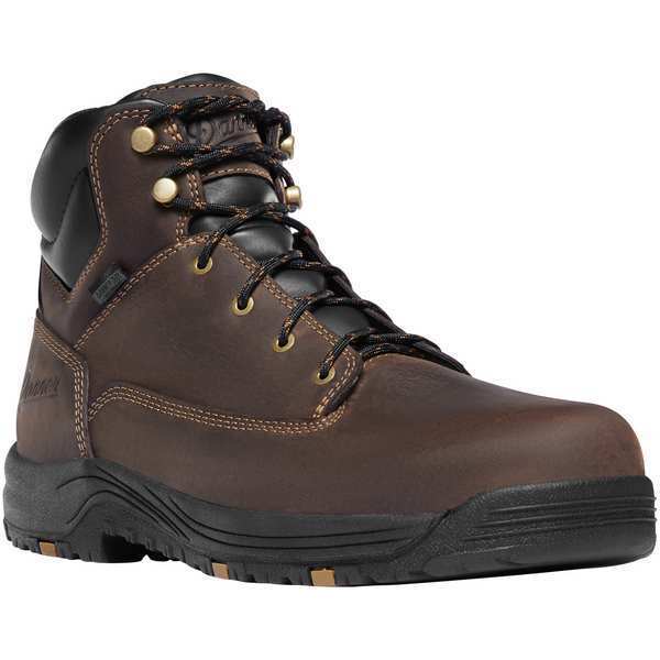 Size 9 Men's 6 in Work Boot Aluminum Work Boot, Brown