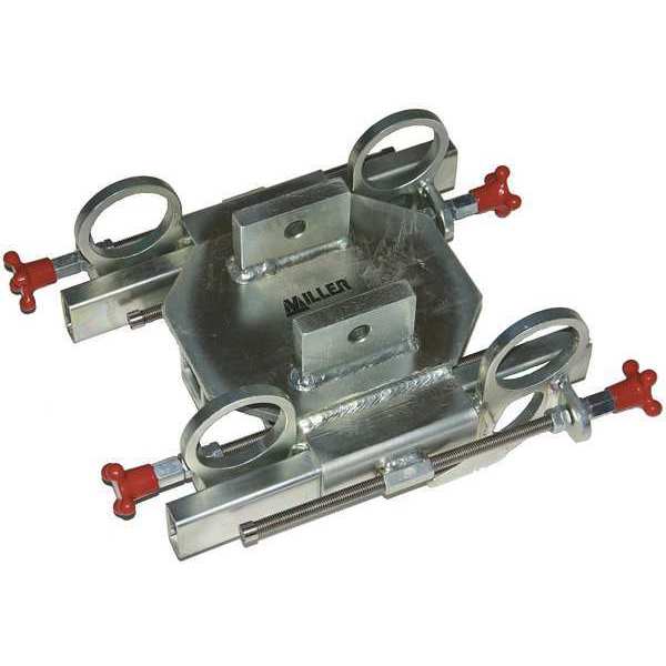 Portable I-Beam clamping base, Aluminum