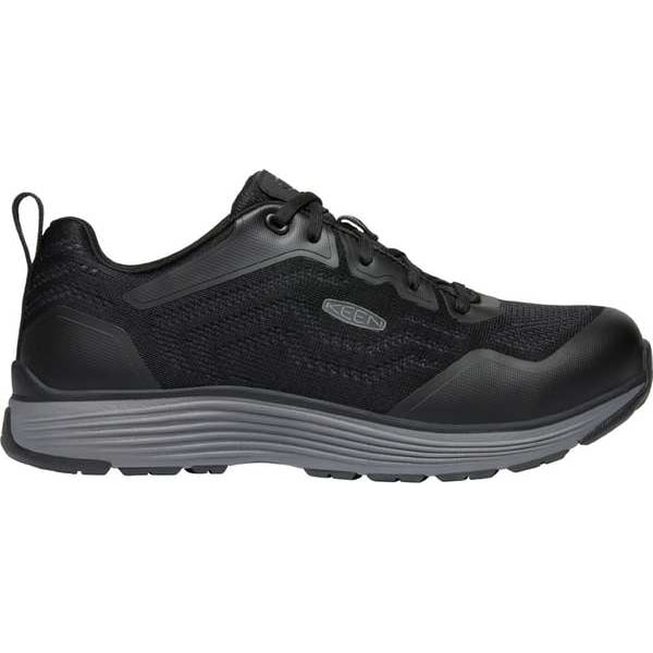 Size 10 1/2 Men's Athletic Shoe Aluminum Safety Shoes, Steel Grey/Black