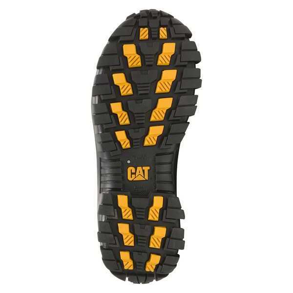 Size 9 1/2 Men's Hiker Shoe Steel Safety Footwear, Black
