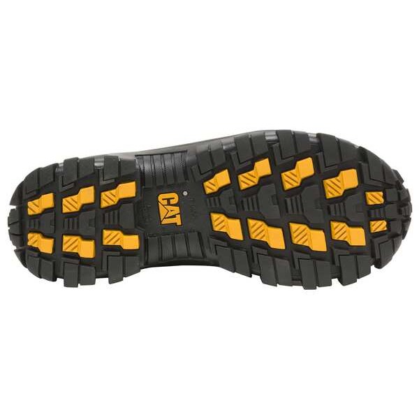 Size 10 Men's Hiker Shoe Steel Safety Footwear, Black