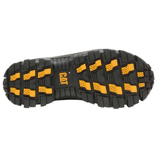 Size 9 1/2 Men's Hiker Shoe Steel Safety Footwear, Black