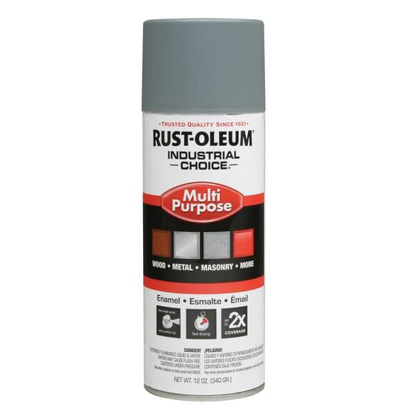 Spray Primer, Gray, Flat, 12 oz
